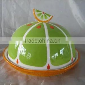 Orange Shaped Ceramic Bread Plate thumbnail-1