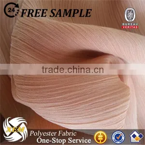 Polyester According Pleated Soft Chiffon Fabric thumbnail-1