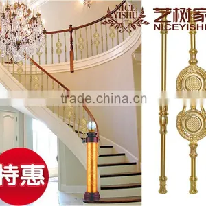 Best Decorative Iron Works Stair Railings Designs thumbnail-1