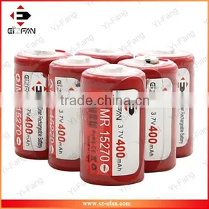 EFAN IMR 15270 400mAh 3.7v Lithium Battery Button Top thumbnail-1