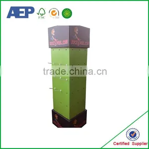 Costom Made Cardboard High Quality Cosmetic Display Stand thumbnail-2