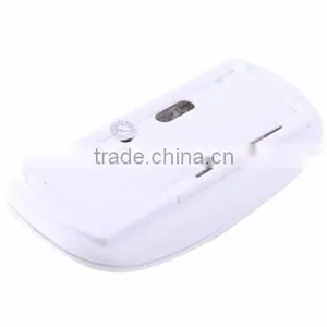 Cheap Price Black Customized Logo Printing Mini Flat Wireless Mouse thumbnail-3