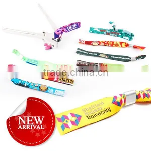 Cheap Custom Festival Event Fabric Wristbands thumbnail-1