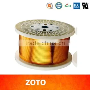 Double Layers Insulation Polyaimide Imide Overcoat Class220 Aluminium Flat Wire thumbnail-1