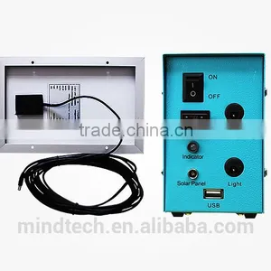 Hot Selling Solar Home Lighting With USB Charge Mobile thumbnail-5