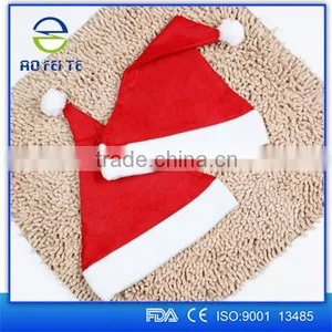 Christmas Items Wholesale Christmas Party Super Soft Red White Santa Claus Christmas Hat thumbnail-6