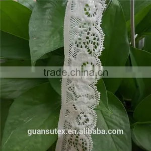 Silver French Nylon Bulk Lace Trim, Jacquard Decorative Thin Lace Trim With Shiny Yarn thumbnail-1