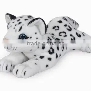 Factory Wholesale Realistic Grovel Snow Leopard Plush Toy Stuffed Plush Jungle Animal Toy Super Soft Plush Grovel Snow Leopard thumbnail-1