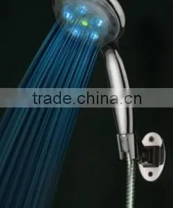 ABS Chromed RGB Temperature Controlled Bath Hand Held LED Shower Head thumbnail-2