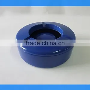 DCA009139BLUE Shiny Blue Color Melamine Ashtray, Melamine Cigarette Ashtray, Round Ashtray thumbnail-1