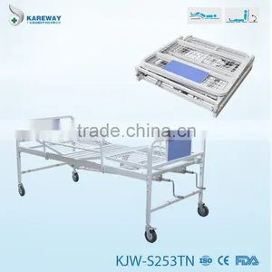 Cheaper Double Crank Hospital Stainless Steel Beds ce Apporved thumbnail-4