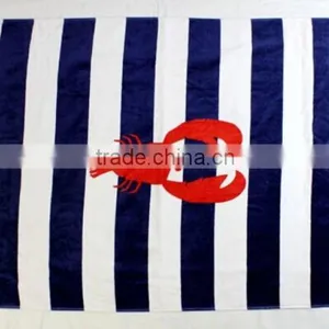 Beach Towel of Navy Symbol thumbnail-3