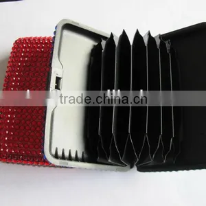 2013 New Credit Card Holder With Rhinestone,plastic Credit Card Case thumbnail-1