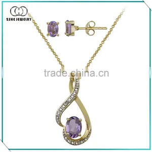 High Quality Gold Plating Jewelry Set thumbnail-1