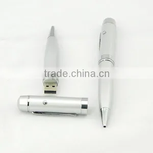 2016 Hot Sell Pen Usb Flash Drive 1-64GB With Laser Light/ Free Sample thumbnail-3