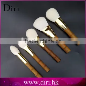 New Design 5pcs Wooden Handle Professional Bamboo Makeup Brushes thumbnail-4