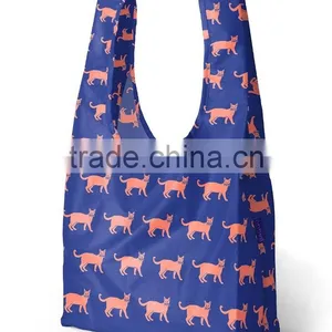 Recyled Content Compactable Reusable Shopping Tote/Grocery Bag thumbnail-1