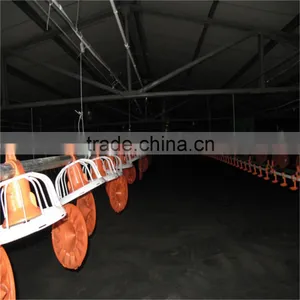 Automatic Poultry Raising Equipment Silo/Feeders/Drinkers/Fan/Cooling Pad/Heater/Controller for Broiler Chickens thumbnail-3