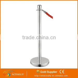 ACEALLY Flat Base Retractable Belt Queue Barrier Stantion thumbnail-3