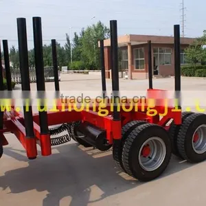 Crane Timber Trailer,log Loader Trailer,log Trailer thumbnail-6