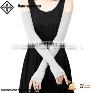 Women Arm Sleeves Fingerless Gloves Custom Car Sunshade Stretchy Long Sleeve thumbnail-1