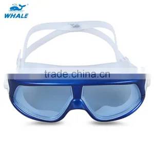 Whale Unisex Professional Colored Lenses Dving Swimming Goggles Anti-fog UV Protection For Diving Swimming thumbnail-3