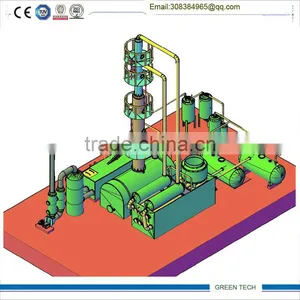 Environmental Protection ,energy Saving Black Oil/tire Oil /plastic Oil Distillation Equipment for Diesel Base Oil thumbnail-2