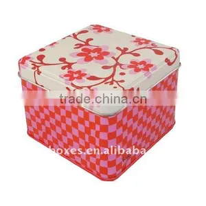 Small Decorative Jewelry Packing Tin Box thumbnail-1