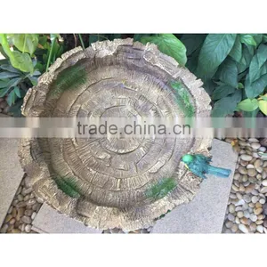 Eco-friendly Log Bird Bath Wooden Bird Feeder for Sale thumbnail-3
