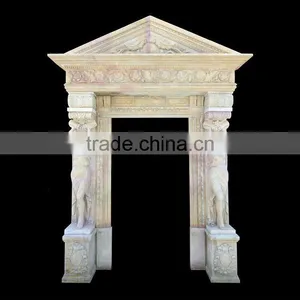 Marble Door Frame With Figure Design thumbnail-1