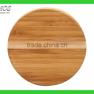 Custom Round Bamboo Ashtray Bamboo Ashtray thumbnail-2