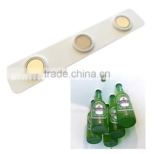 Beer Loft Magnetic Fridge Hangers/Holder For Beer and Beverages, Bottle Hanger Magnetic Bottle Storage Fridge Strips thumbnail-1