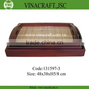 Wholesale Wood Bamboo Trays thumbnail-1