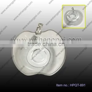 Cleverish Portable Cute Transparent Apple Bowl Plastic Storage Jewelry Wedding Box Kit thumbnail-1