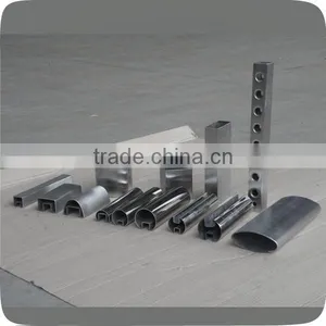 Foshan 304 Embossed Golden Color Stainless Steel Pipe and Tube for Decoration thumbnail-5