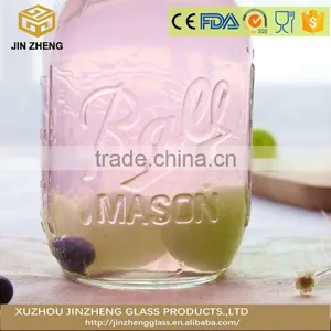Mason Style Glass Mason Mug for Water thumbnail-1