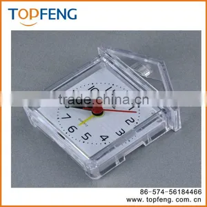 3D House Shaped Plastic Mini Desktop Alarm Clocks thumbnail-1