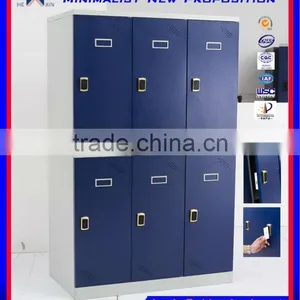 New Design Steel Clothes Locker Air Locker With Magnetic Card Electronic Lock thumbnail-1