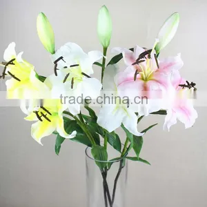 SJ11001110 Silk Cassablanca Lily Flower thumbnail-2