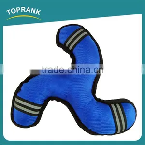 Pet Training Toys Oxford Cloth Soft Plush Stuffed Dog Flying Frisbee thumbnail-1