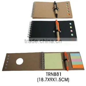Best Selling Sticky Memo Pad With Recycled Ball Pen for Promotion thumbnail-1