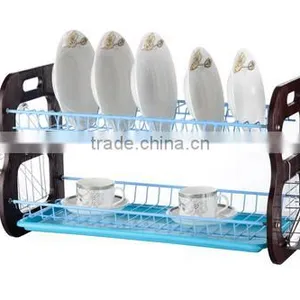 Metal Wire Classical Dish Rack With Tray thumbnail-2