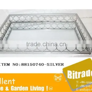 Metal Mirror Serving Tray thumbnail-1