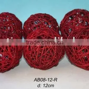 Christmas Rattan Ball thumbnail-1