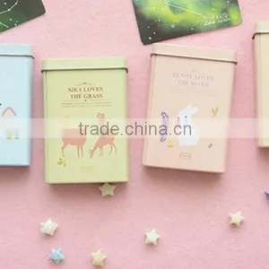 Small Tin Box for Business Cards,cosmetic Tin Canister Factory,rectangular Eye Shadow Tin Case thumbnail-3