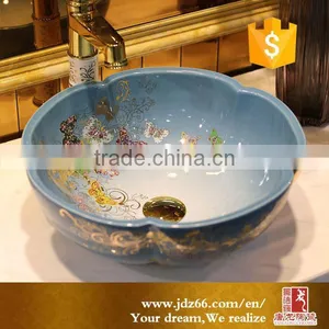 Hot Selling Sinks Bathroom Design Counter Top Wash Basin Vanity Basin thumbnail-4