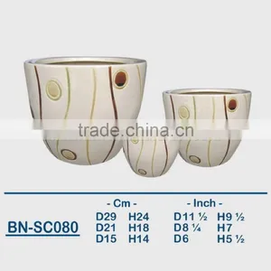 Vietnamese Ceramic Indoor Pot/ Indoor Planter BN-SC036 thumbnail-2