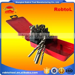 25pcs Nano Titanium Coating Straight Shank Hss Twist Drill Bits Set Cobalt Fully Ground Bright Finish Drilling Metal Forged thumbnail-2