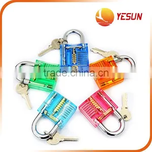 Clear Train Lock With 2 Keys, Train Padlock thumbnail-2