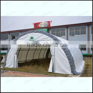 Metal Frame Fabric Storage Shelter , Commercial Warehouse Tent , Carport thumbnail-2